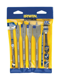 Irwin  Speedbor  Steel  Spade Bit Set  6 pc.