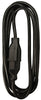 Extension Cord, 16/2 SJOW, Black Round Vinyl, 15-Ft.