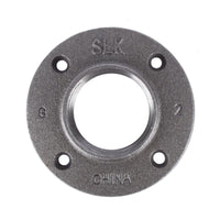 STZ Industries 2 in. FIP each Black Malleable Iron Floor Flange