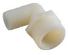 Amc 53720-0808 1/2" B X 1/2" MBT White Nylon Elbow