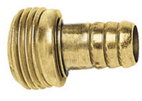 Hose Stem Replacement, 3/4-In. Male, Brass