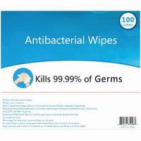 All-Purpose Antibacterial Wipes, Non-Alcohol, 100-Ct. (Pack of 20)