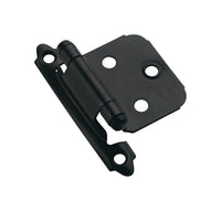 Amerock  1 13/16 in. W x 2-3/4 in. L Steel  Self-Closing Hinge  2 pk