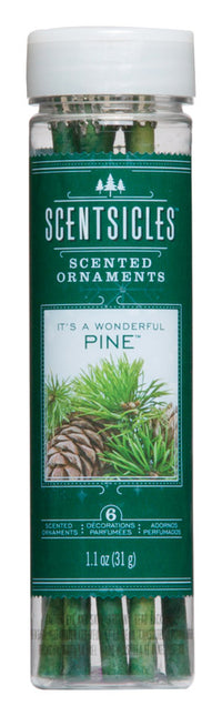 Scentsicles Pine Scent Fragrance Sticks 6 oz. Solid (Pack of 24)