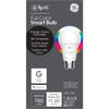 GE Lighting A19 E26 (Medium) LED Smart Bulb Color Changing 60 Watt Equivalence 1 pk