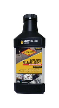 KLEEN KOTE Biodegradable Water Based Release Agent 32 oz. (Pack of 6)