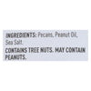 Front Porch Pecans - All Natural Roasted Pecans - Sea Salt - Case of 6 - 4 oz.