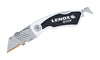 Lenox Gold 6-1/8 in. Folding Tradesman Utility Knife White 1 pc