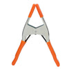 Spring Clamp, Pivoting Jaw, Orange, 3-In.