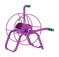 Yard Butler 75 ft. Purple Free Standing Hose Reel