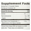 Enzymatic Therapy Tart Cherry Ultra Chewables Dietary Supplements  - 1 Each - 90 TAB