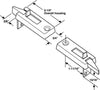 Prime-Line  Gray  Plastic  Window Tilt Latch  3/4 in. W x 2-1/4 in. L For Double Hung Aluminum Windows