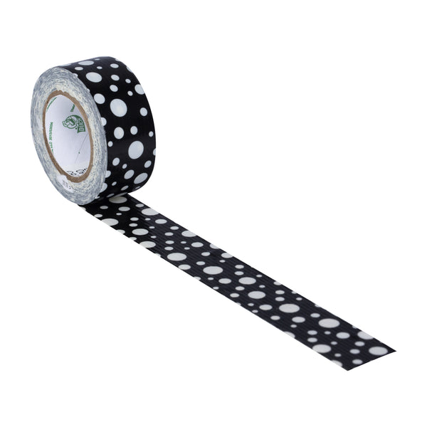 Duck Tape Printed Duct Tape, Black And White Checker, 1.88 x 10 yd