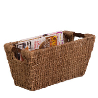 Honey-Can-Do 17 in. L X 9 in. W X 8 in. H Brown Storage Basket