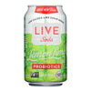 Live Soda - Soda Lemon Lime Probiotic - Case of 4-6/12 fl oz.