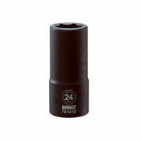 Metric Deep Impact Socket, 6-Point, 3/4-In. Drive, 24mm