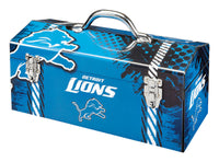 Sainty International Windco Steel Detroit Lions Art Deco Tool Box 33 lbs. Capacity 16.25 L x 7.1 W in.