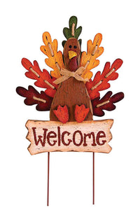 Wood Turkey Stake (Pack of 2)