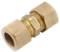 Anderson Metals 1/4 in.   Compression  T X 1/4 in.   D Compression  Brass Union