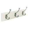 Amerock  18 in. L Fiberboard/Zinc  Medium  3-Hook  Rack  1 pk