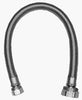 Homewerks 1/2 in. Compression X 1/2 in. D FIP 16 in. Braided Stainless Steel Faucet Supply Line