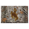 University of Wyoming Camo Rubber Scraper Door Mat