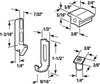 Prime-Line Assorted Steel Screen Storm Door Latch 1 pk