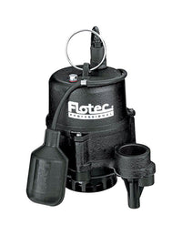 Flotec  Professional  1/3 hp 3360 gph Cast Iron  Tethered Float  Sewage Pump