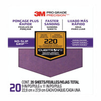 3M SandBlaster 11 in. L x 9 in. W 220 Grit Fine Ceramic Sanding Sheet 20 pk