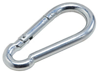 Safety Opening Interlocking Spring Snap, Zinc, 1/4-In.