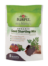 Burpee  eco friendly  Organic .06-.03-.03  Seed Starting Mix  8 qt.