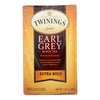 Twining's Tea Black Tea - Earl Grey Extra Bold - Case of 6 - 20 Count