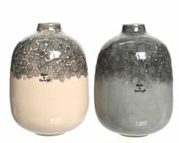 Decoris Earthenware Vase Assorted Stoneware 1 pk (Pack of 6)