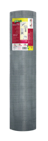 Garden Craft 48 in. H X 100 ft. L Galvanized Steel Hardware Cloth 1/4 in.