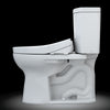 TOTO® WASHLET+® Drake® II 1G® Two-Piece Elongated 1.0 GPF Toilet and WASHLET+® S550e Contemporary Bidet Seat, Cotton White - MW4543056CUFG#01