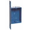 Carlon  Rectangle  PVC  3-5/8 in. Blue  Outlet Box