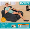 Intex Gray Twin Folding Air Chair/Bed 42 H x 26 W x 87 D in. with Pump