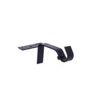 Kenney Fast Fit Matte Black Curtain Rod Bracket 5/8 in. L