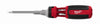 Milwaukee  1 pc. ECX  9-in-1  Ratcheting Multi-Bit Driver  9 in.