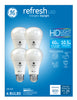 GE Lighting 42978 10.5 Watt E26 A19 Frosted Daylight LED Dimmable Refresh HD Light Bulbs 4 Count