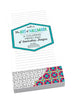 Hallmark  Geometric  Memo Pad  Paper  1 pk (Pack of 4)