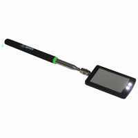 Inspection Mirror, Movable Joint, Telescopic, LED Illumination,  1-1/2-In.  x 2-1/2-In. (Pack of 12)