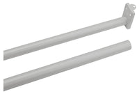 Closet Rod, White, 30-48-In.