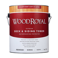 Ace Wood Royal Transparent Redwood Acrylic Latex Deck and Siding Toner 1 gal (Pack of 2)