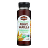 Madhava Honey Organic Agave Nectar - Vanilla - Case of 6 - 11.75 Fl oz.