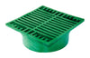 NDS  7 in. Polyolefin  Square  Grate