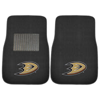 NHL - Anaheim Ducks Embroidered Car Mat Set - 2 Pieces