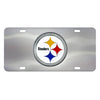 NFL - Pittsburgh Steelers 3D Stainless Steel License Plate