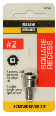 Square Recess Drywall Bit, Automatic Countersinks, #2 (Pack of 6)