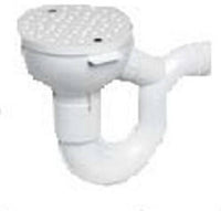 Sink Drain Trap, PVC, 2-In.